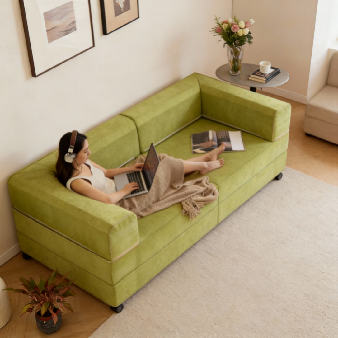 Trusted Furniture Choice This Vacuum Compressed Fabric Sofa Set Ensures a Smooth Delivery and Satisfactory Home Assembly Experience