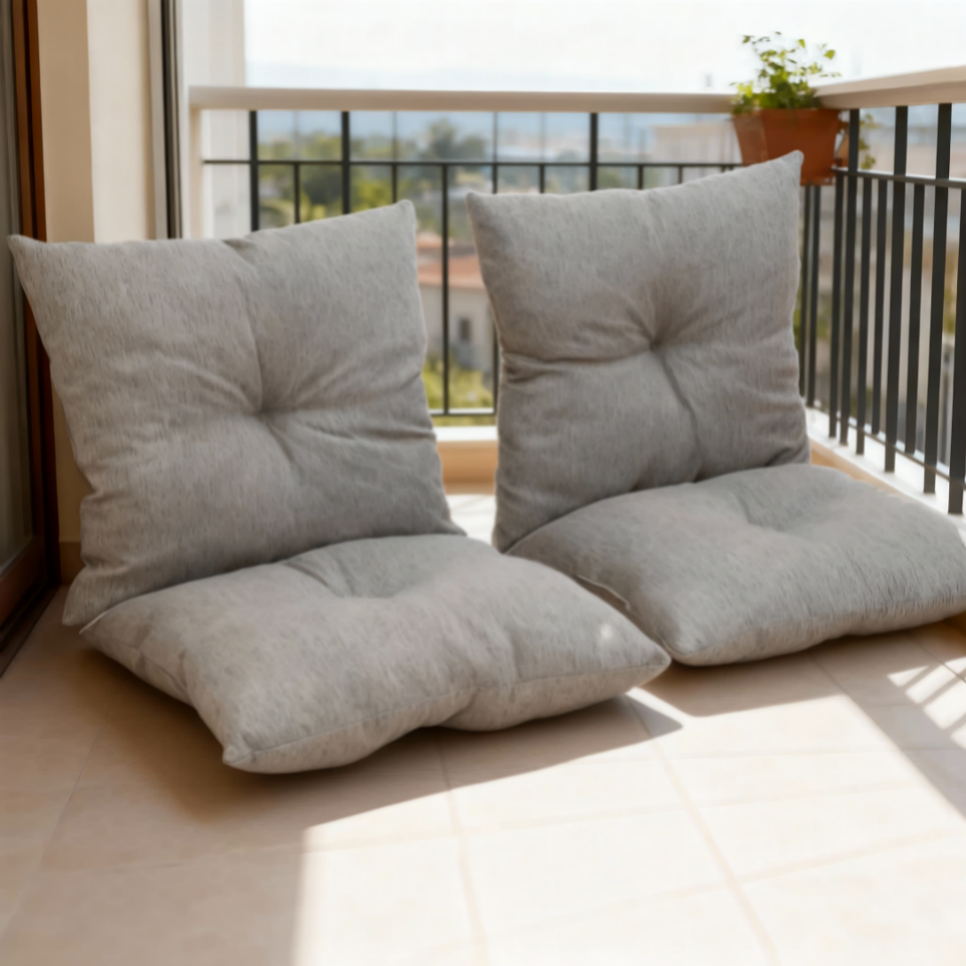 Tailored Linen Pillow Cover with Built in Pocket for Storing Remote Controls or Glasses