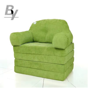 Soft 2-in-1 Fold out Couch Modern Comfy Sofa Convertible to Lounger and Chair for Guest House Living Room