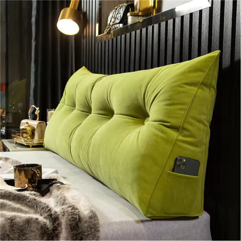 Durable Sturdy Triangle Back Support Pillow for Adult Kids Sitting Upright in Bed